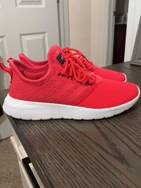 adidas pink Mesh Athletic Sneakers with White Sole size 9